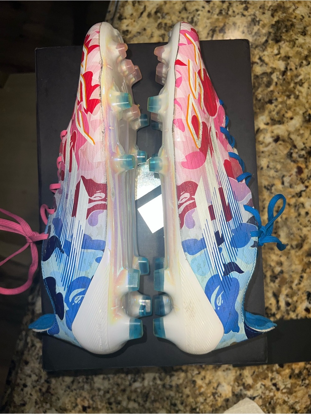 adidas x BAPE F50 Elite FG Men’s Soccer Cleats 8.5 EUC With Box & Bag - Picture 8 of 16